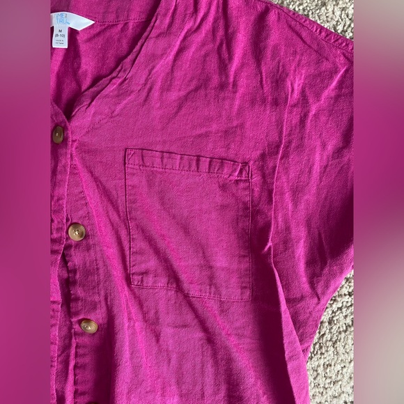 Pink Button-Up Shirt - Picture 6 of 6